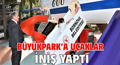 Büyükpark’a uçaklar iniş yaptı