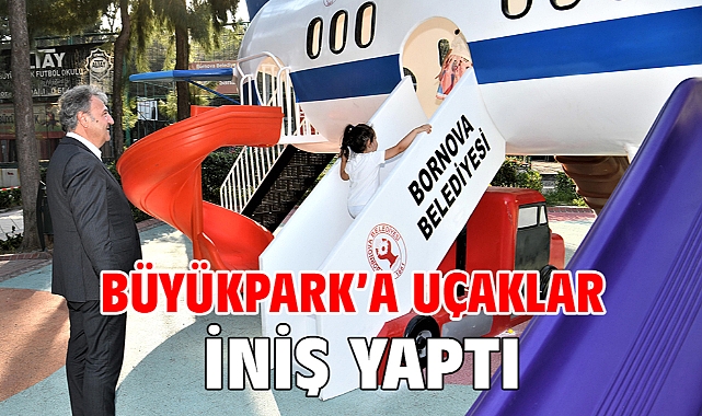 Büyükpark’a uçaklar iniş yaptı