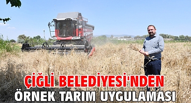 Çiğli Belediyesi'nden Örnek Tarım Uygulaması