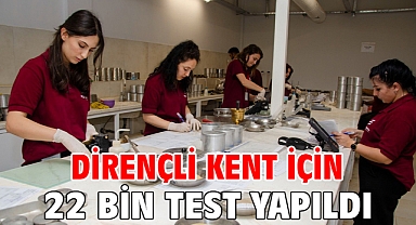 Dirençli kent için 22 bin test yapıldı