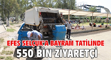 Efes Selçuk’a Bayram Tatilinde 550 Bin Ziyaretçi