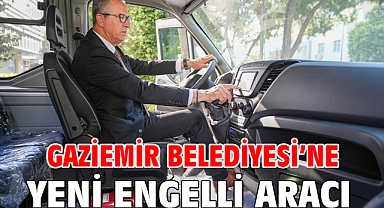 Gaziemir Belediyesi’ne yeni engelli aracı
