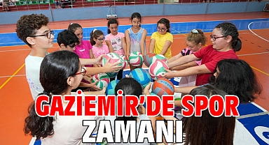 Gaziemir’de spor zamanı