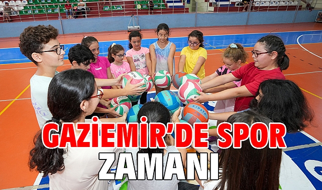 Gaziemir’de spor zamanı