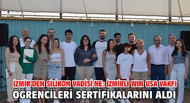 İzmir'den Silikon Vadisi'ne: İzmirli WIN USA Vakfı öğrencileri sertifikalarını aldı