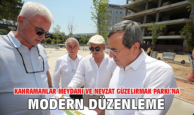 Kahramanlar Meydanı ve Nevzat Güzelırmak Parkı’na modern düzenleme