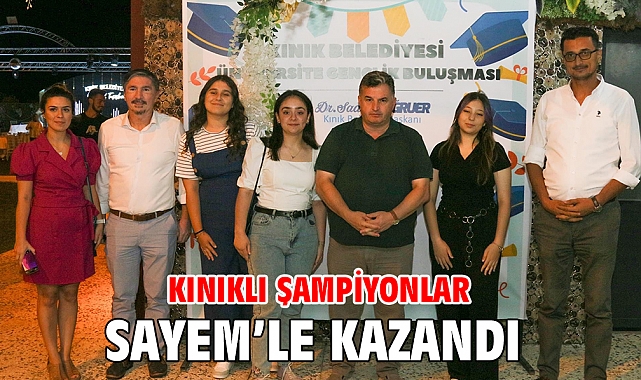 Kınıklı şampiyonlar SAYEM’le kazandı