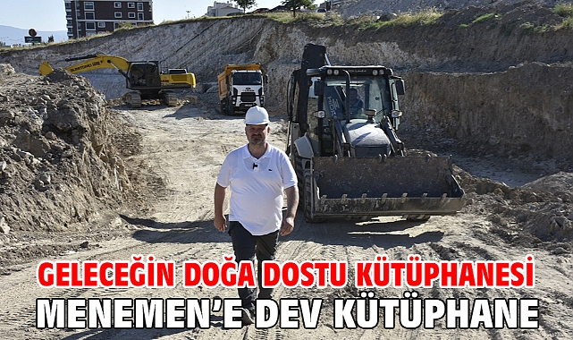 Menemen’e Dev kütüphane