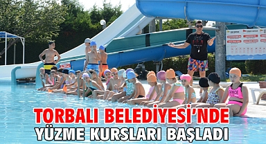 Torbalı Belediyesi’nde yüzme kursları başladı