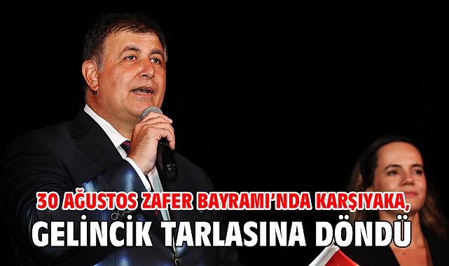 30 Ağustos Zafer Bayramı’nda Karşıyaka, gelincik tarlasına döndü