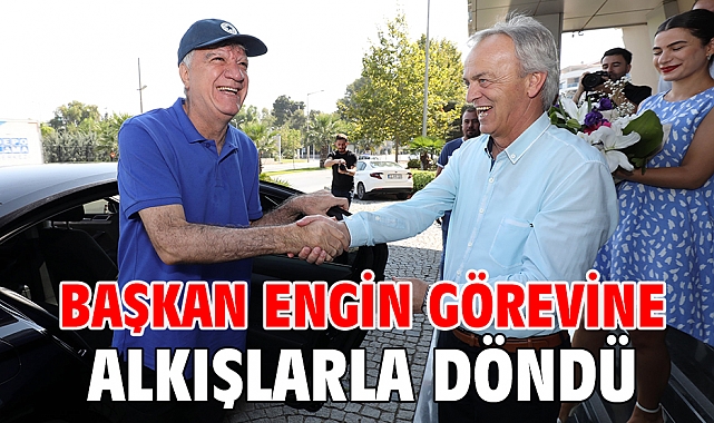 BAŞKAN ENGİN GÖREVİNE ALKIŞLARLA DÖNDÜ
