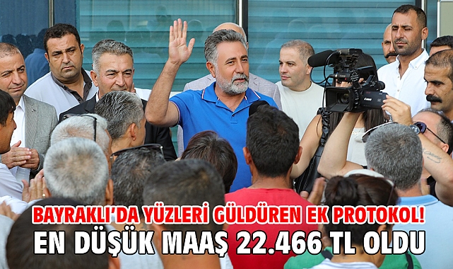 Bayraklı’da yüzleri güldüren ek protokol!