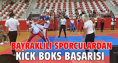 Bayraklılı sporculardan Kick Boks başarısı