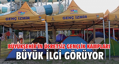 Büyükşehir'in ücretsiz gençlik kampları büyük ilgi görüyor