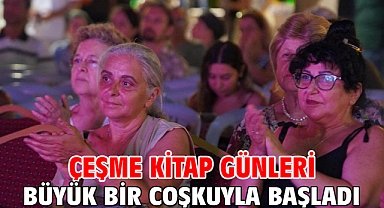 Çeşme Kitap Günleri büyük bir coşkuyla başladı