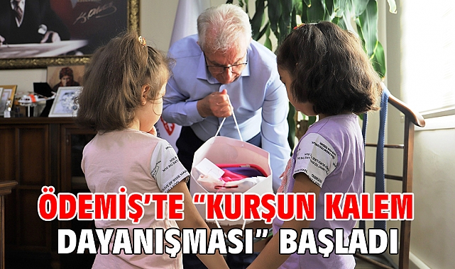 Ödemiş’te “Kurşun kalem dayanışması” başladı