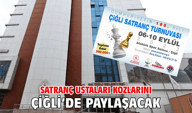 Satranç Ustaları Kozlarını Çiğli’de Paylaşacak