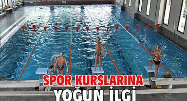 Spor kurslarına yoğun ilgi