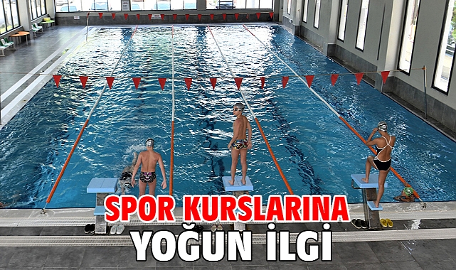 Spor kurslarına yoğun ilgi