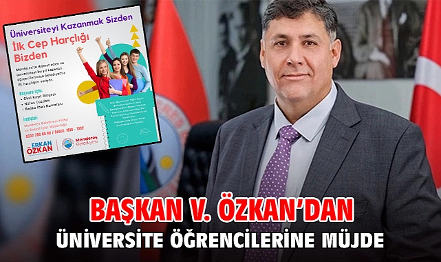 Başkan V. Özkan’dan Üniversite Öğrencilerine Müjde