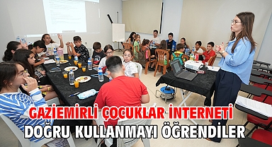 Gaziemirli çocuklar interneti doğru kullanmayı öğrendiler