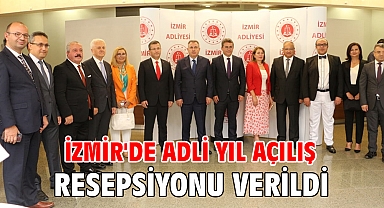 İzmir'de adli yıl açılış resepsiyonu verildi
