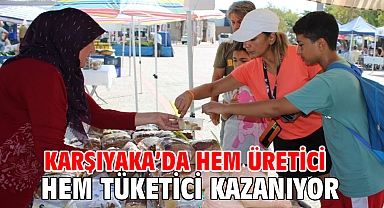 Karşıyaka’da hem üretici hem tüketici kazanıyor