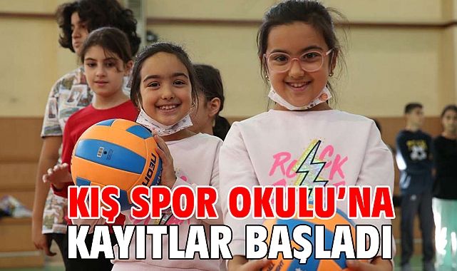 Kış Spor Okulu’na kayıtlar başladı