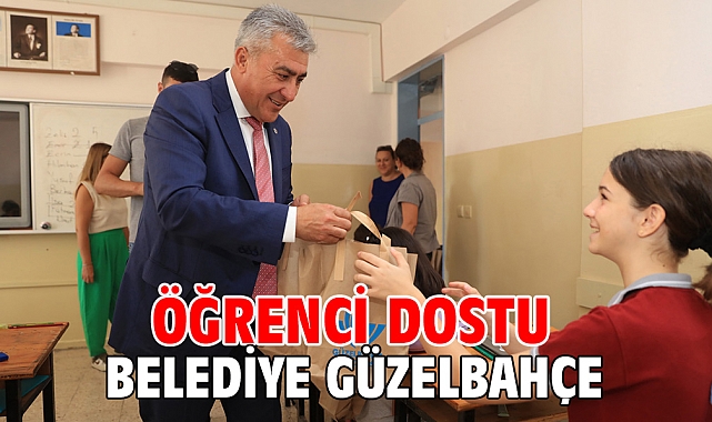 Öğrenci dostu belediye Güzelbahçe