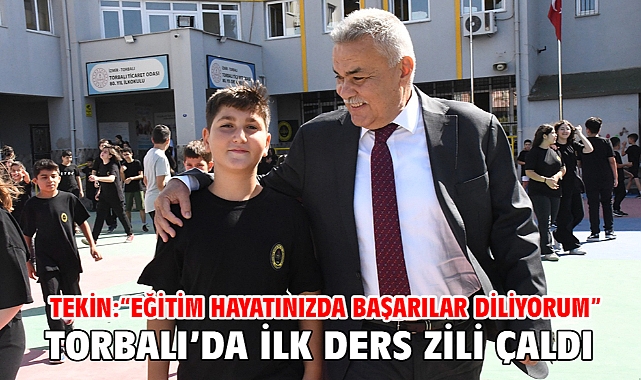 Torbalı'da ilk ders zili çaldı