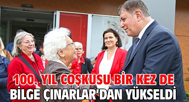 100. yıl coşkusu bir kez de Bilge Çınarlar’dan yükseldi