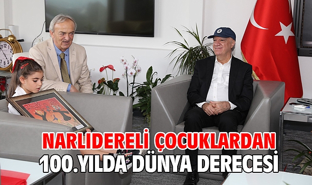 Narlıdereli çocuklardan 100.Yılda dünya derecesi