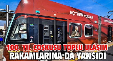 100. yıl coşkusu toplu ulaşım rakamlarına da yansıdı