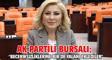 AK Partili Bursalı: ''Beceriksizliklerine bir de yalanı eklediler''