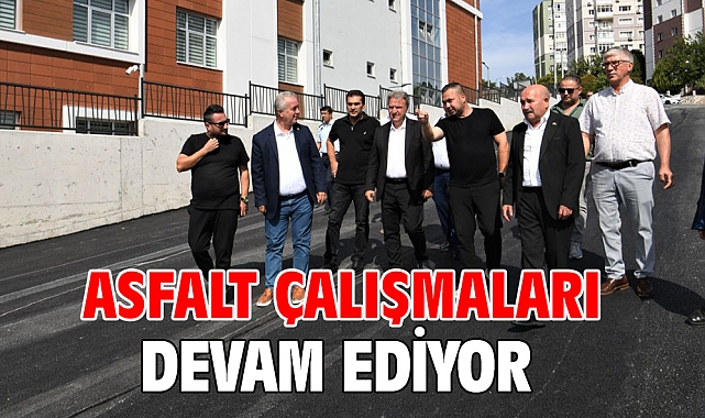 Asfalt çalışmaları devam ediyor