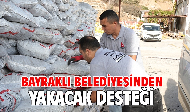 Bayraklı Belediyesinden yakacak desteği