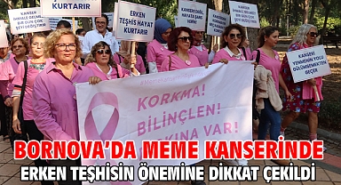 Bornova’da meme kanserinde erken teşhisin önemine dikkat çekildi