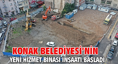 Konak Belediyesi’nin yeni hizmet binası inşaatı başladı