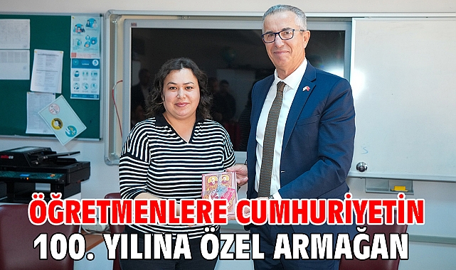 Öğretmenlere Cumhuriyetin 100. yılına özel armağan