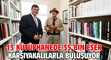 13 kütüphanede 35 bin eser Karşıyakalılarla buluşuyor