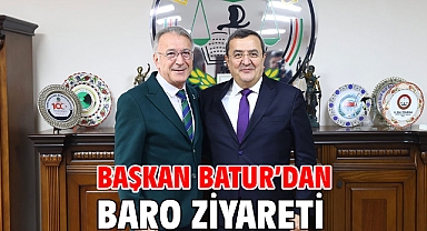 Başkan Batur'dan baro ziyareti
