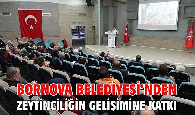Bornova Belediyesi’nden zeytinciliğin gelişimine katkı