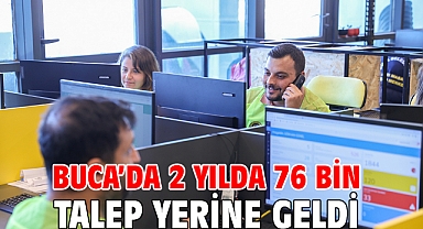 Buca’da 2 yılda 76 bin talep yerine geldi