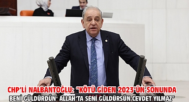 CHP'li Nalbantoğlu: 