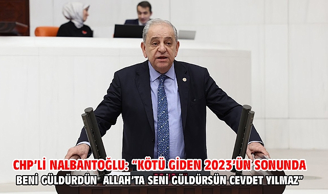 CHP'li Nalbantoğlu: