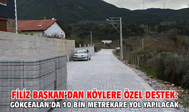 Filiz Başkan'dan Köylere Özel Destek: Gökçealan'da 10 Bin Metrekare Yol Yapılacak