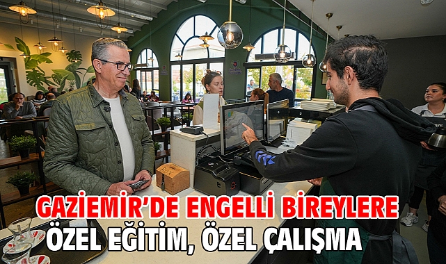 Gaziemir’de engelli bireylere özel eğitim, özel çalışma