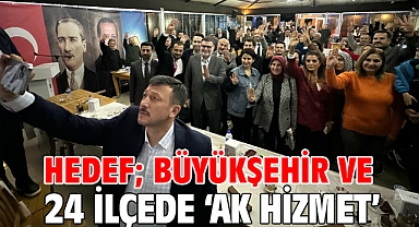 Hedef; Büyükşehir ve 24 ilçede ‘AK hizmet’