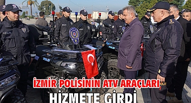 İzmir polisinin ATV araçları hizmete girdi