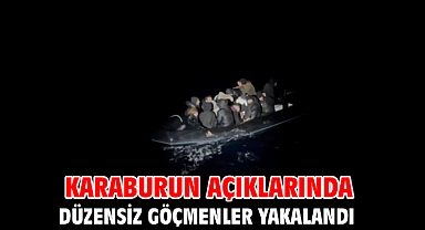 Karaburun açıklarında düzensiz göçmenler yakalandı